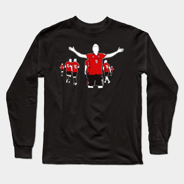 Albanian national team Long Sleeve T-Shirt by Resurrec7ion